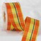 The Ribbon People Orange and Yellow Plaid Patterned Scotchshock Ribbon 1.5" x 27 Yards